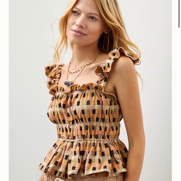Eva Franco for Anthropologie ruffle tank top - Picture 3 of 6